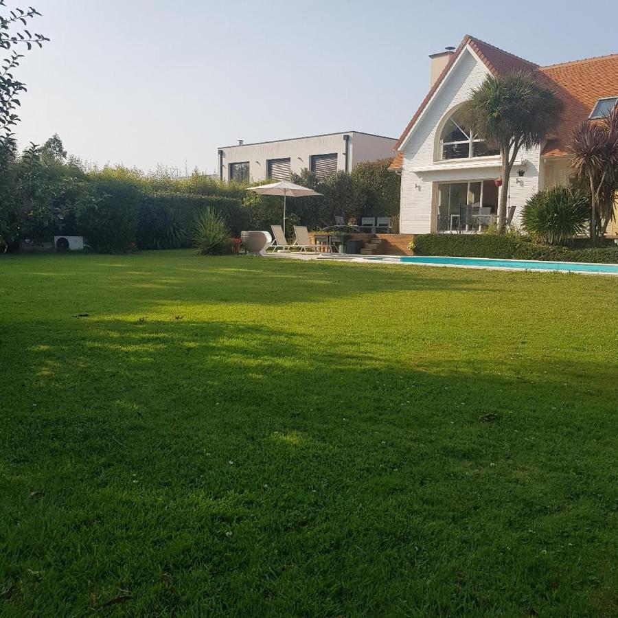 Grande Chambre Entre Caen Et La Mer Chambre Terrasse Jardin Et Piscine Mathieu Exterior foto