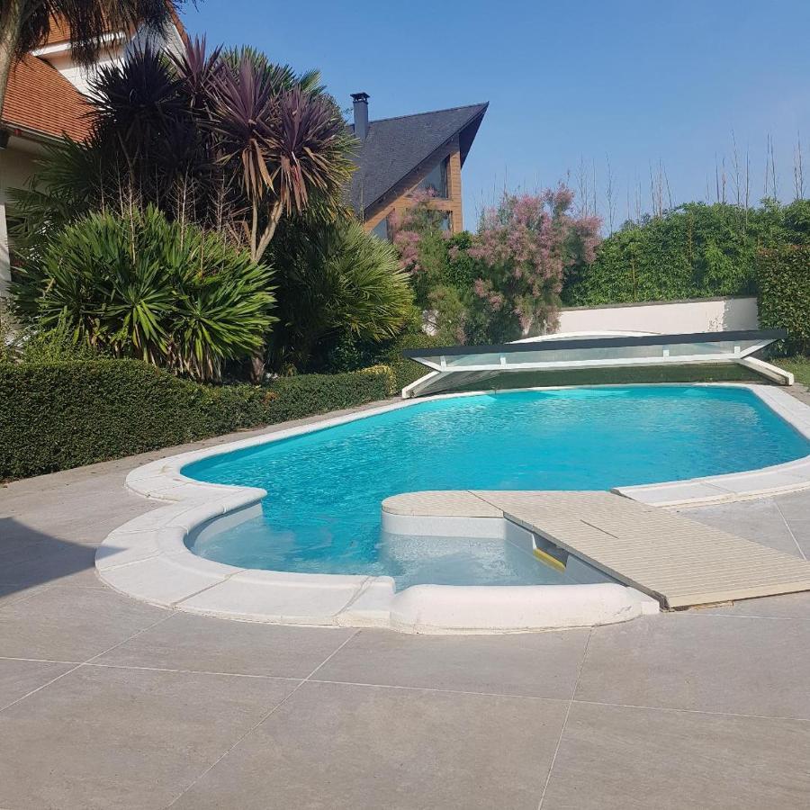 Grande Chambre Entre Caen Et La Mer Chambre Terrasse Jardin Et Piscine Mathieu Exterior foto